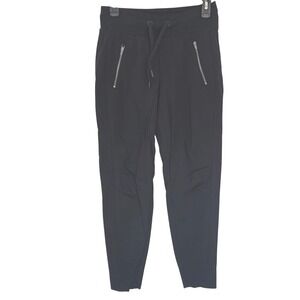 Athleta Trekkie North Jogger Black Ripstop Hiking Pants 405726-00 Womens 0